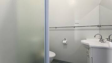 Combined shower/bathtub