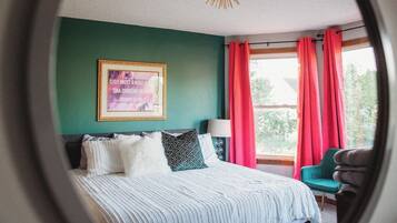 5 bedrooms, iron/ironing board, travel crib, free WiFi