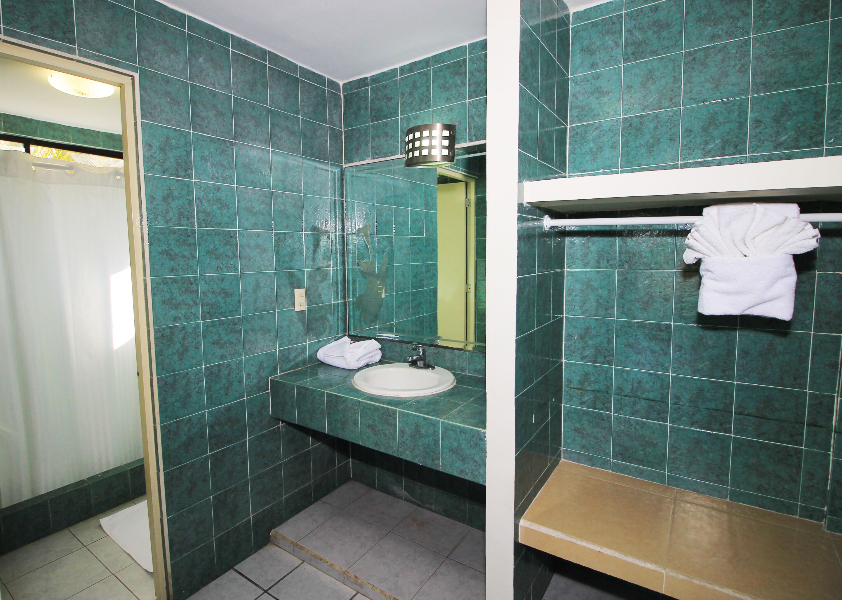family quadruple room, 2 double beds | bathroom | shower, free toiletries, towels, soap