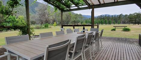 Opções para refeição ao ar livre