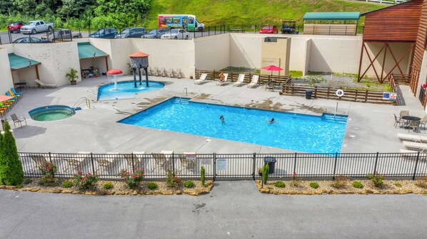 Indoor pool, a heated pool