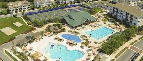 Indoor pool, outdoor pool
