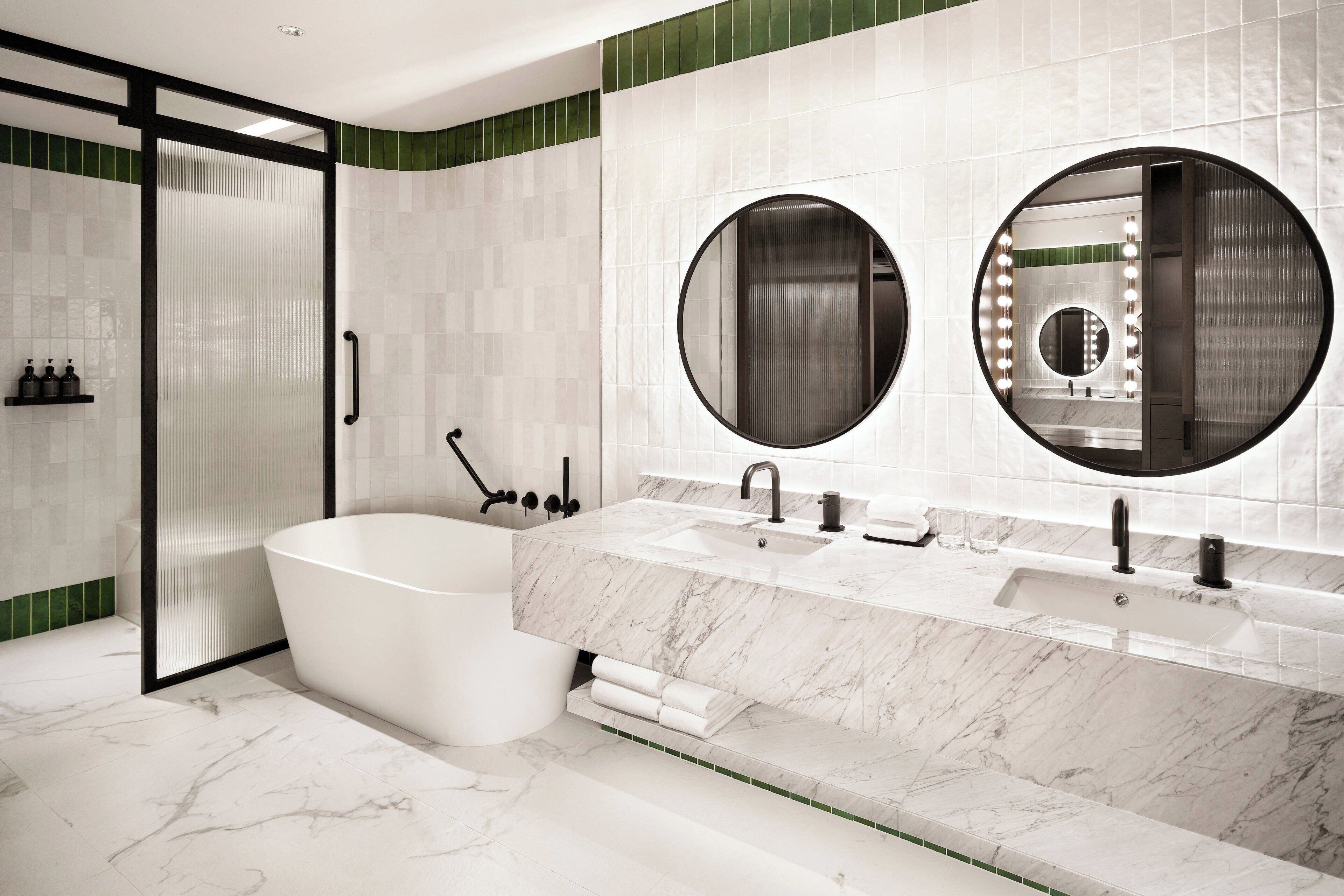 free toiletries, hair dryer, bathrobes, slippers