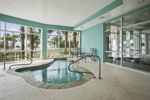 Indoor pool, outdoor pool