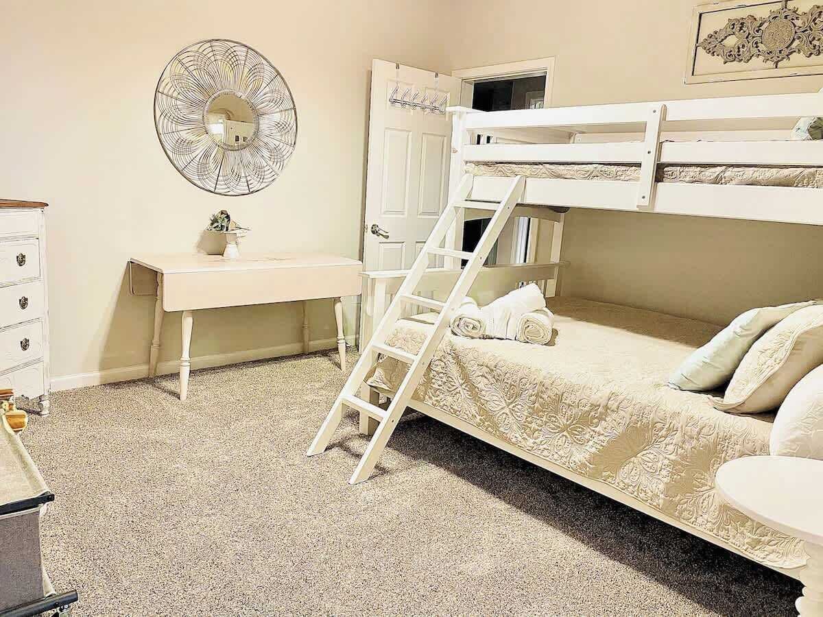 5 bedrooms, iron/ironing board, travel cot, WiFi