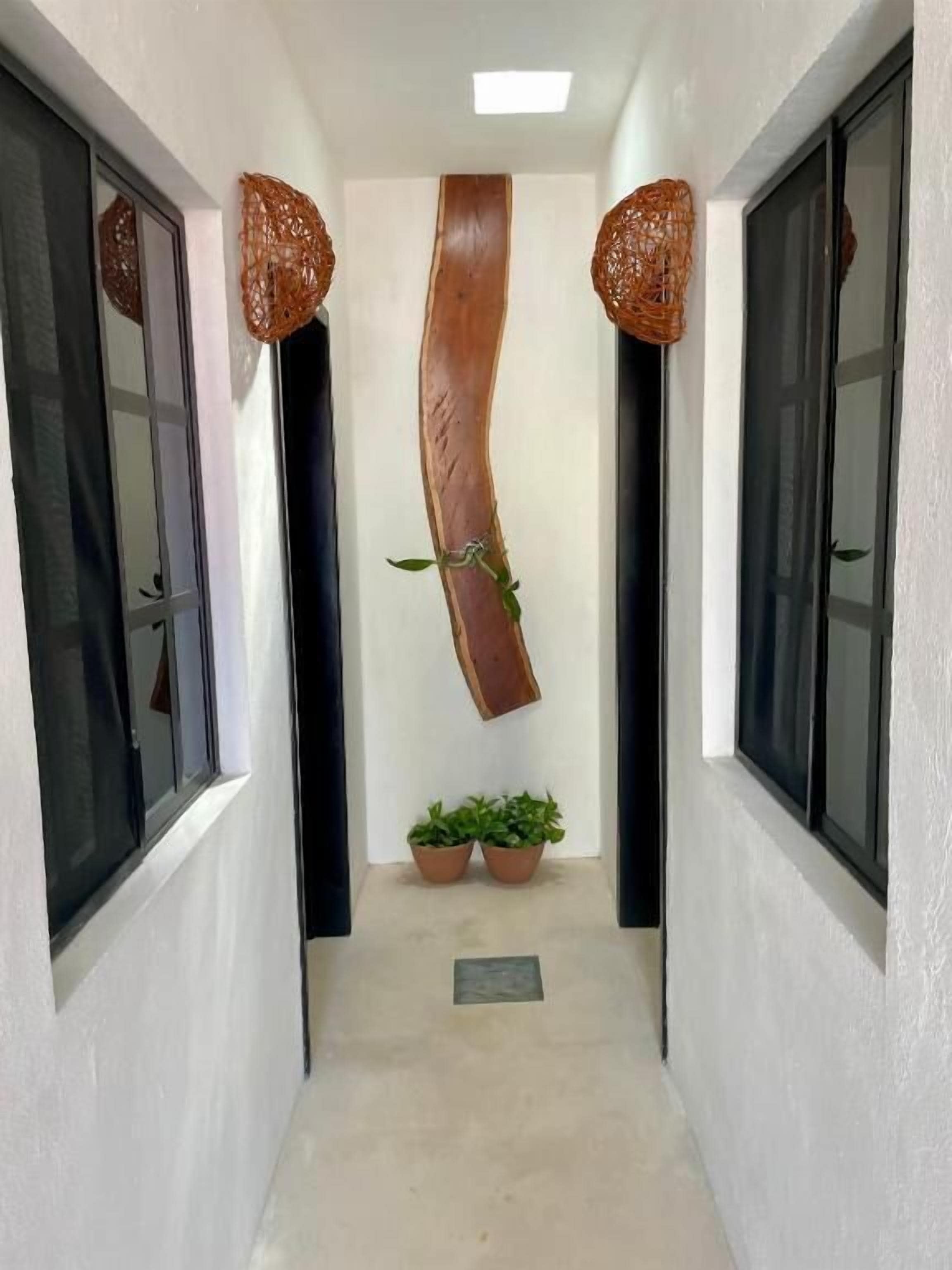 Façana frontal de l'allotjament