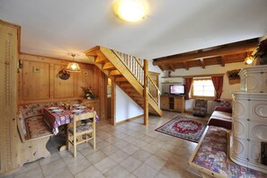 Een flatscreentelevisie