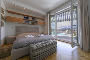 Family Villa, 2 Double Beds, Refrigerator & Microwave, Garden Area (Villa Benessere) | 2 bedrooms, iron/ironing board, bed sheets