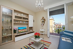 Appartement Familial, plusieurs chambres (Villa Mimosa Appartamento 5) | Vue de la chambre