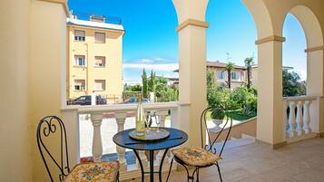 Blick von der Unterkunft