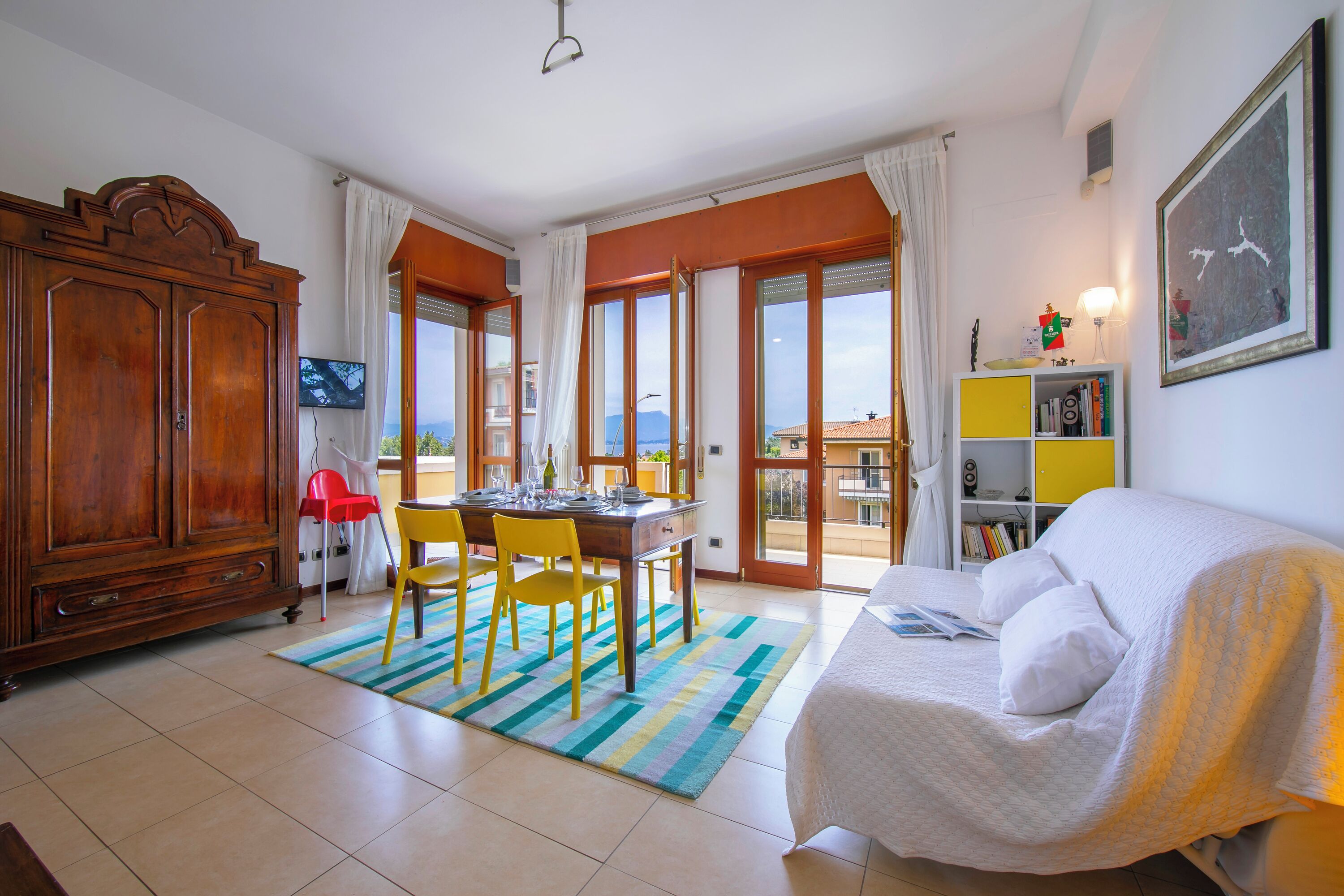 TV 21 pollici con canali via cavo