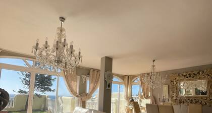 Luxury Front line beach villa with beautiful jacuzzi and amazing sea views