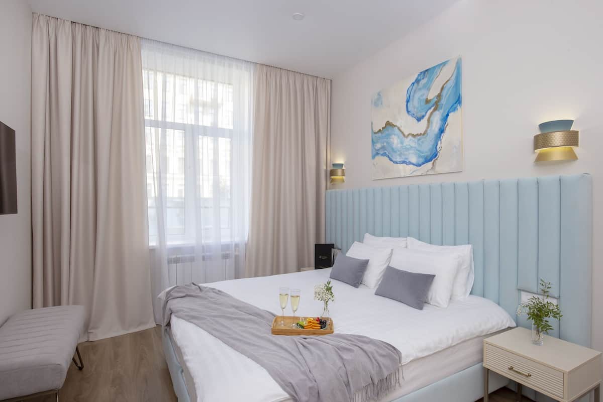 Superior suite | 1 slaapkamer, luxe beddengoed, een minibar, een kluis op de kamer