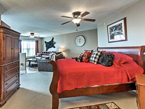 2 slaapkamers, een strijkplank/strijkijzer, gratis wifi, beddengoed