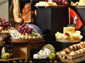 Morgenmadsbuffet hver dag (20000 XOF pr. person)