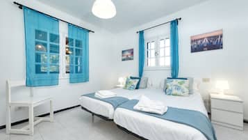 2 多间卧室、熨斗/熨衣板、免费 WiFi、床单