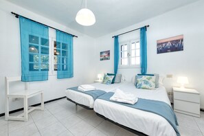 2 makuuhuonetta, silitysrauta/-lauta, ilmainen Wi-Fi, vuodevaatteet