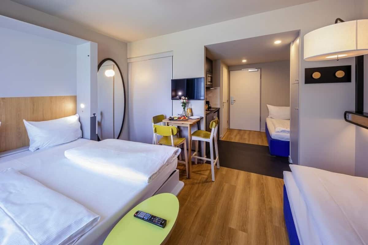 Studio, Multiple Beds | In-room safe, desk, blackout drapes, soundproofing