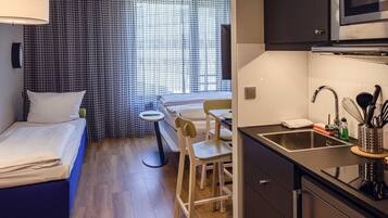 Studio, Multiple Beds | In-room safe, desk, blackout drapes, soundproofing