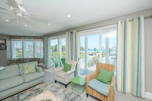 TV - Sunset Surf - Wonderful beach views with private pool.  Walk to beach and sleeps 16. (BRADENTON BEACH)