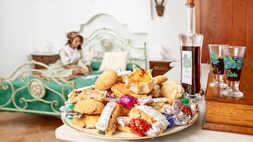 Lúxussvíta | Rúmföt af bestu gerð, öryggishólf í herbergi