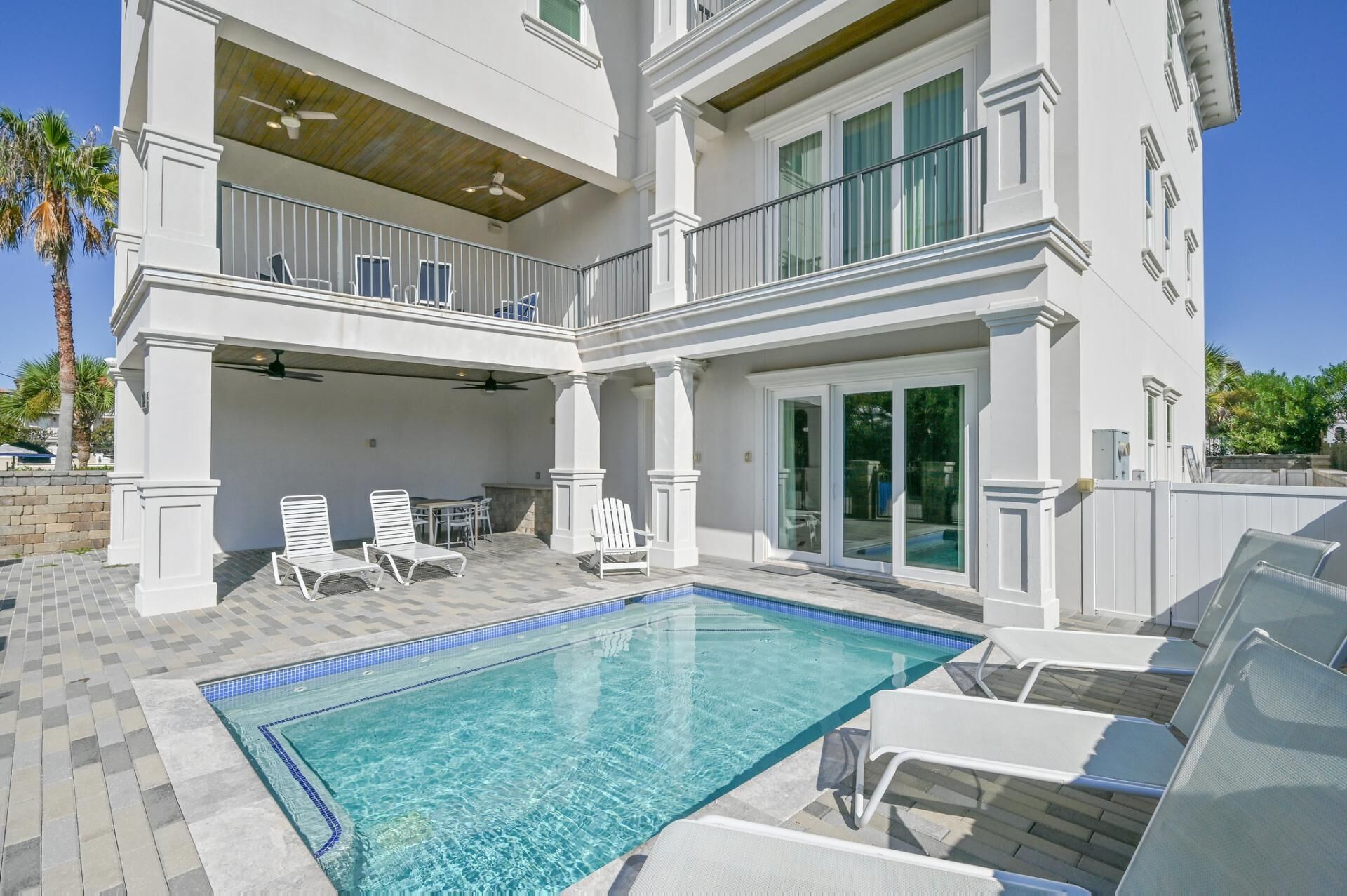 Stay for the Fall! Private Heated Pool! Gulf Views! Outdoor Kitchen and Entertainment Area!