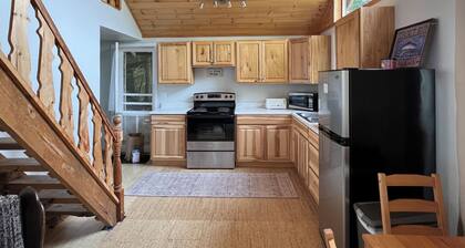 Stunning views from this quiet northern end of Lake George carriage house