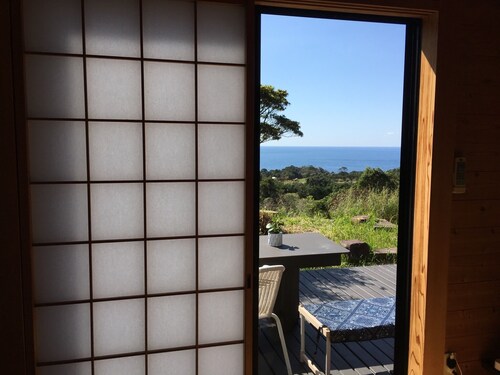 A perfect starry sky and a private house on Yakush / Kumage-gun Kagoshima