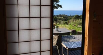 A perfect starry sky and a private house on Yakush / Kumage-gun Kagoshima
