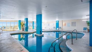 Indoor pool, a heated pool