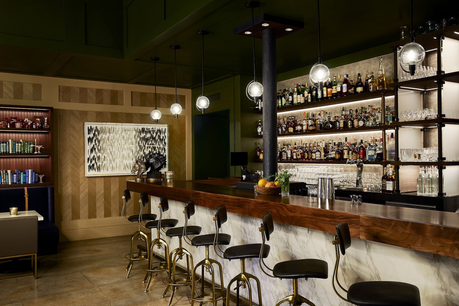 Bar at The Grady hotel in Louisville
