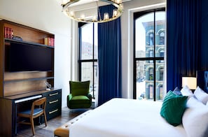 Deluxe Single Room, 1 King Bed, City View | 1 bedroom, Frette Italian sheets, premium bedding, free WiFi