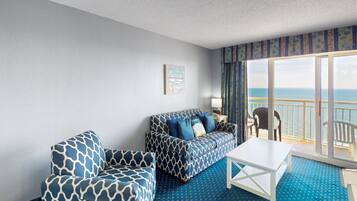 TV, DVD player, video library