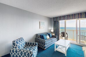 TV, DVD player, video library