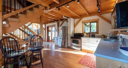 Post and Beam Country home on 40 Acres of land in the Blaeberry Valley, Golden.