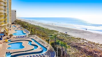 Accommodatie ligt op het strand