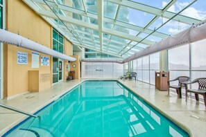 Indoor pool, a heated pool