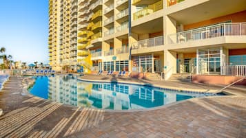Indoor pool, a heated pool