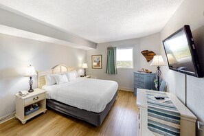 1 slaapkamer, een strijkplank/strijkijzer, internet, beddengoed