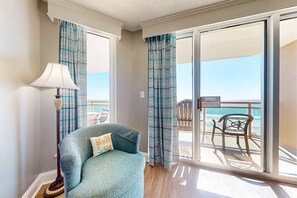 TV, DVD player, video library