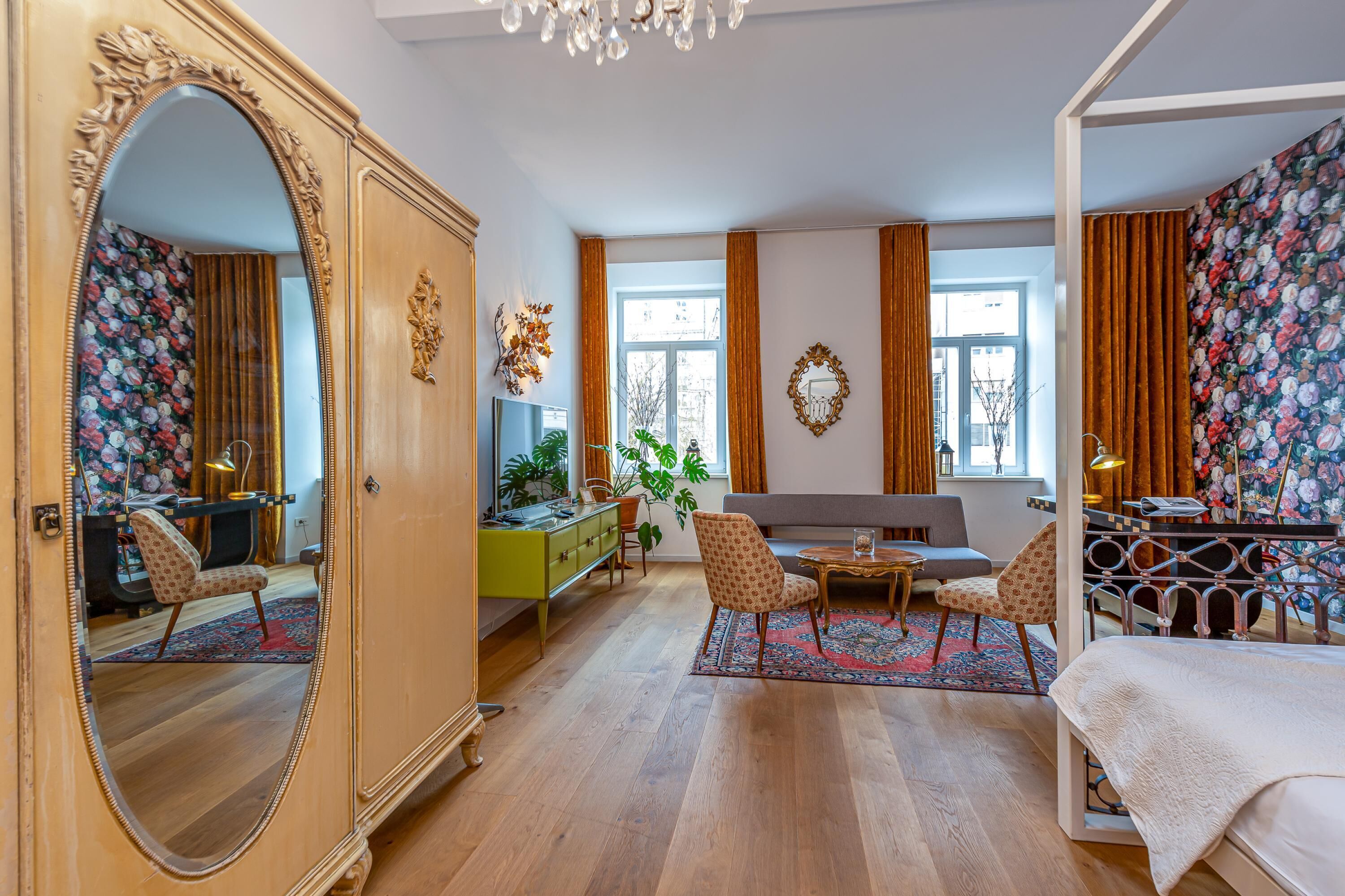 Appartement Luxe, plusieurs chambres (Tromostovje II In Heart Of Ljubljana) | Coin séjour