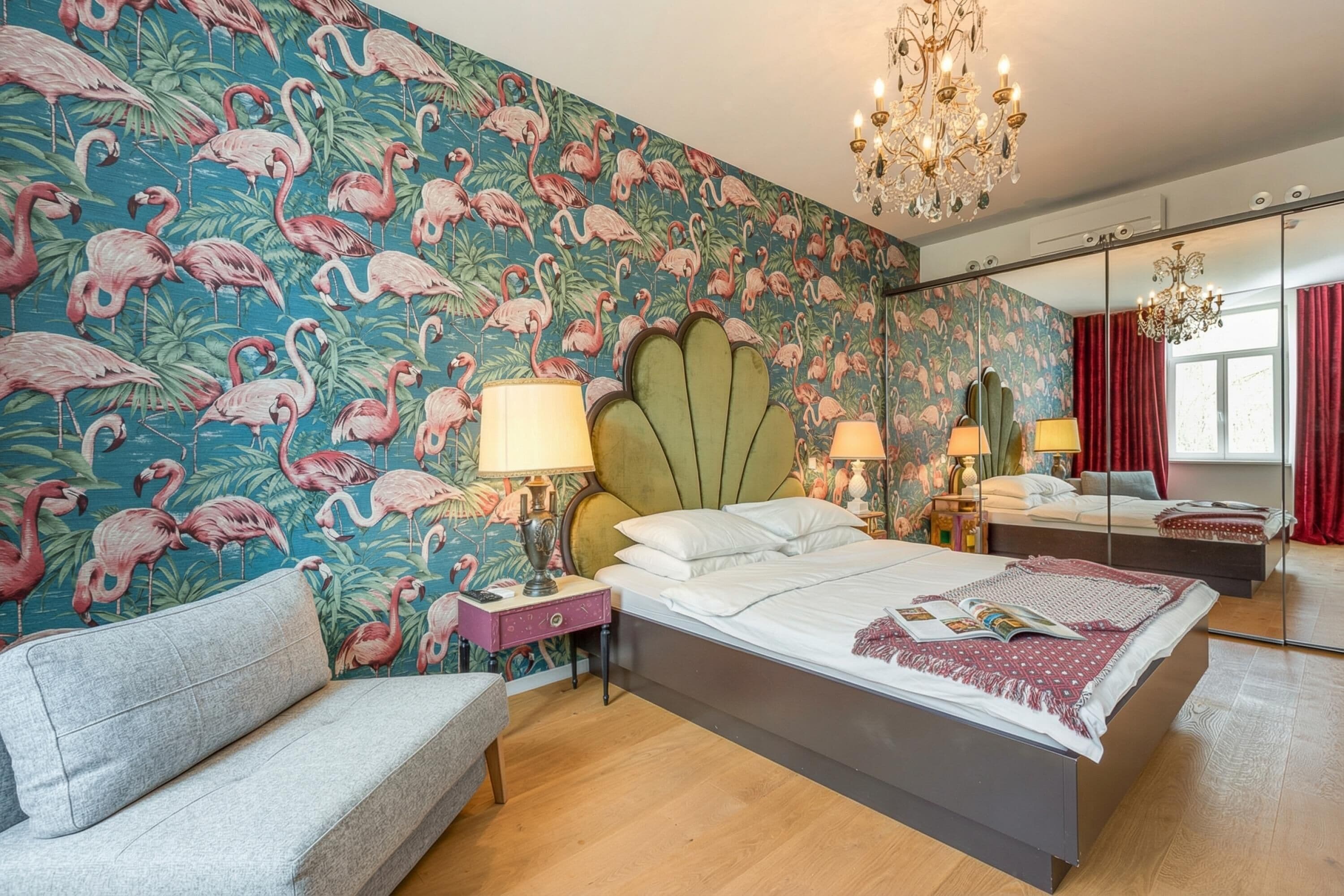Luxury-Apartment, Mehrere Schlafzimmer (Tromostovje I In Heart of Ljubljana) | 2 Schlafzimmer, Bügeleisen/Bügelbrett, kostenloses WLAN, Bettwäsche