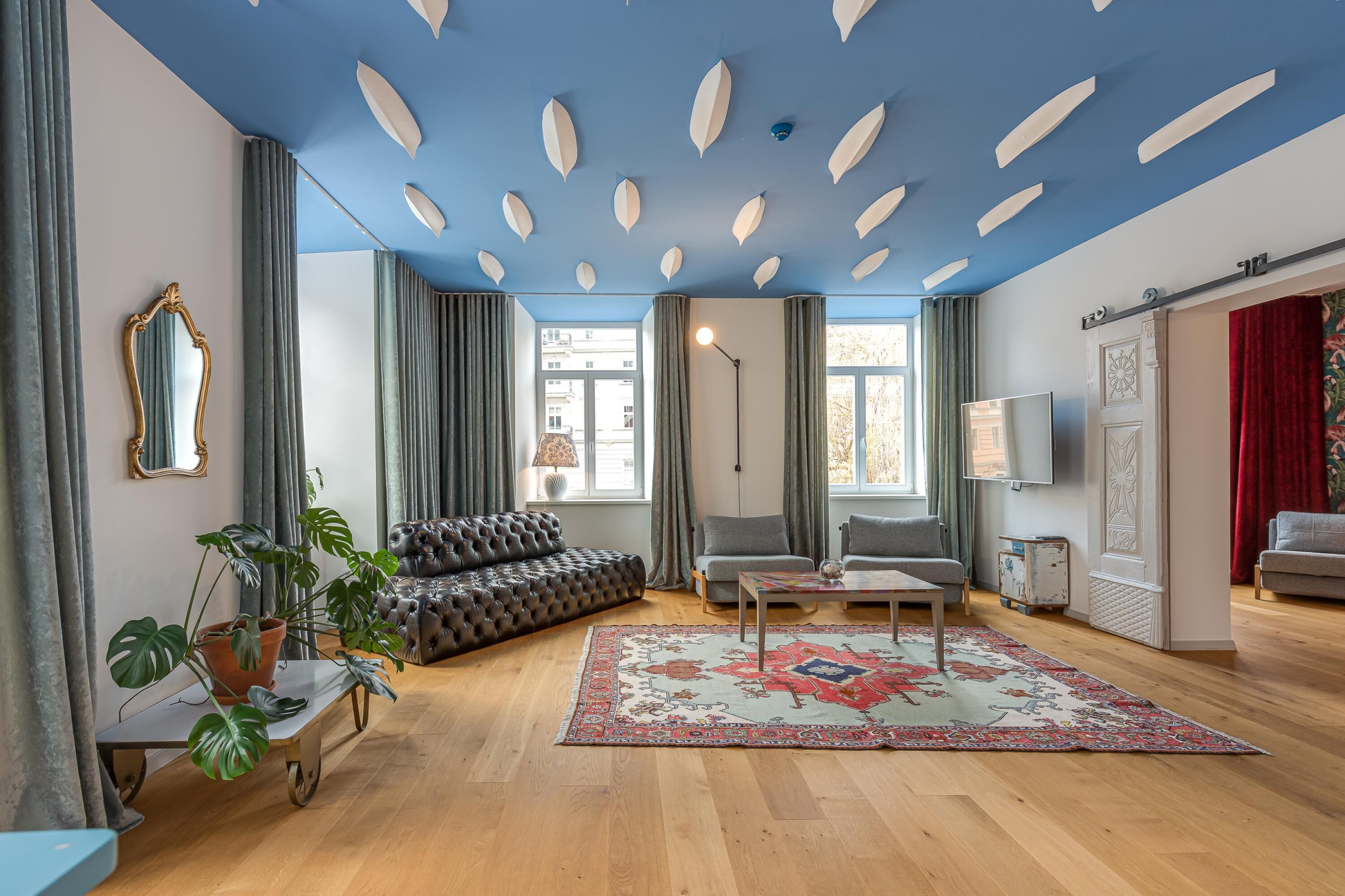 Apartemen Mewah, beberapa kamar (Tromostovje I In Heart of Ljubljana) | Area keluarga | Televisi layar datar 21-inci dengan saluran TV satelit dan TV