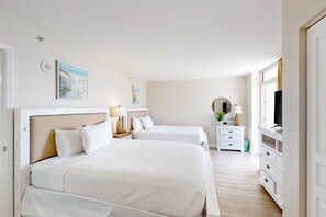 1 bedroom, iron/ironing board, internet, bed sheets