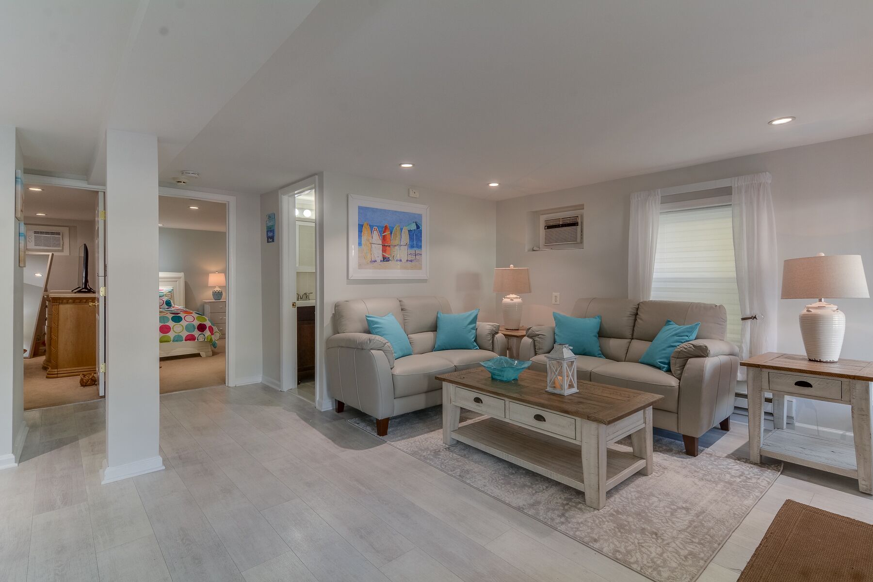 1st Beach Block Luxury Gr. Floor Duplex - 3 houses from the Beach!!