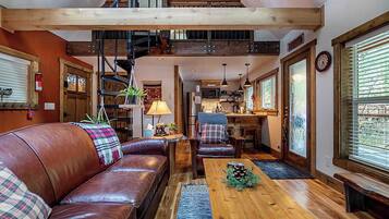 TV, fireplace, DVD player, offices