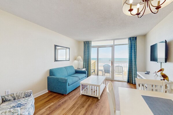 Televisión, reproductor de DVD y videoteca 