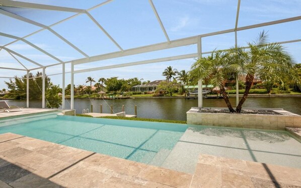 An infinity pool