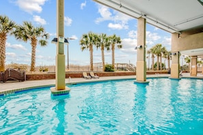 Indoor pool, a heated pool