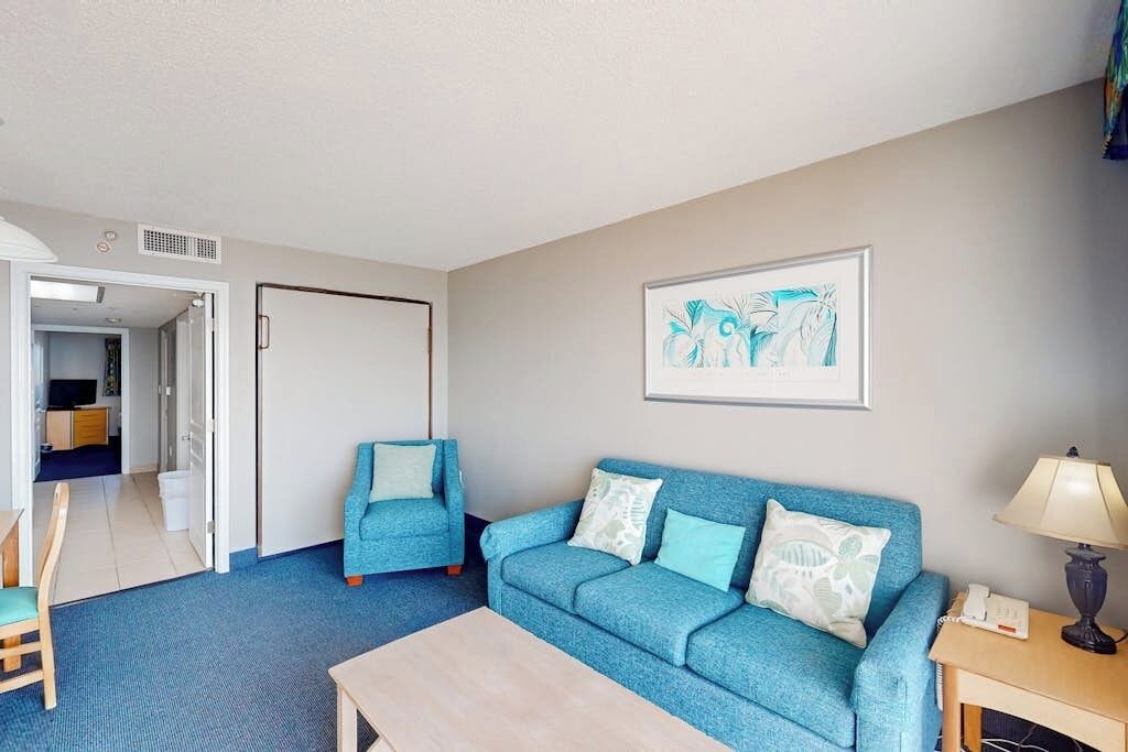 TV, DVD player, video library